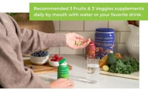 balance of nature fruits and veggies supplements whole fruit and vegetable ingredients for women, men, and kids 90 fruit capsules, 90 veggie capsules 1 set